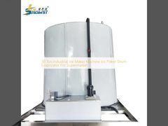 30 Ton Industrial Ice Maker Machine Ice Flaker Drum Evaporator For Supermarket