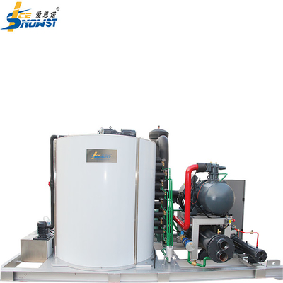 Mua 25Ton bê tông làm mát nước ngọt máy băng mỏng với thùng online manufacture
