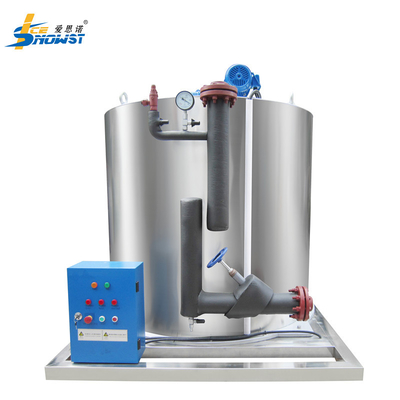 Mua 10Ton SS304 thép không gỉ Máy bốc hơi băng với hệ thống amoniac online manufacture