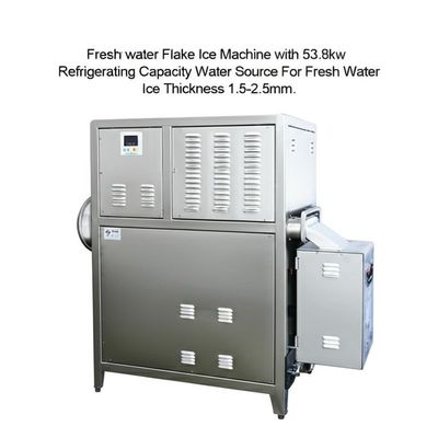 Mua Freshwater Flake Ice Machine with 53.8kw Refrigerating Capacity 10000kg/24h Production and 1.5-2.5mm Ice Thickness online manufacture