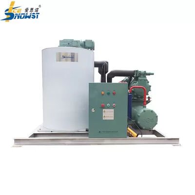 Mua 6.35kw Capacity refrigerating Freshwater Flake Ice Machine with Carbon Steel Evaporator and 220V/380V Power Supply Máy làm băng nước ngọt với máy bay hơi thép carbon và nguồn điện 220V/380V online manufacture
