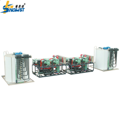50ton PLC nước ngọt máy làm đá mỏng cho chế biến hải sản
