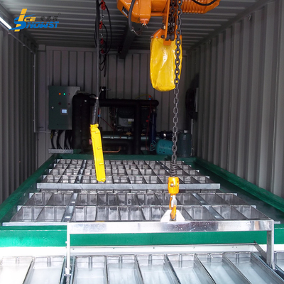 Máy băng khối tự động chứa 5Ton