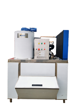 Vật liệu chất lượng cao SS304 thép không gỉ 1,5 tấn / ngày Máy làm băng vôi Máy làm đá vôi với thép không gỉ